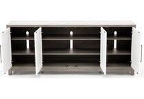 liberty furniture grey console palm  