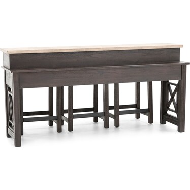 Heatherbrook Console Bar Table Set