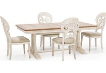 liberty furniture white inch standard height rectangle p  