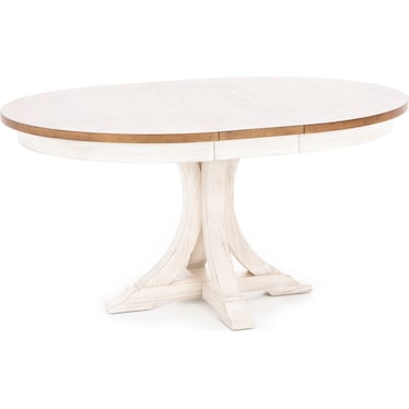 Farmhouse Reimagined 48-60" Round to Oval Dining Table