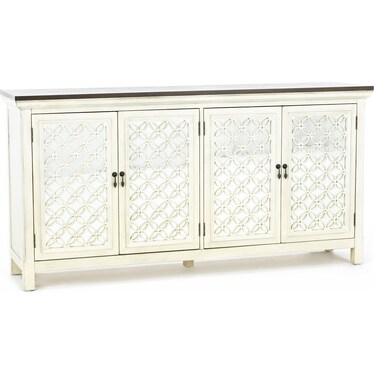 Eclectic Collection 4 Door Cabinet