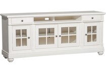liberty furniture white console   