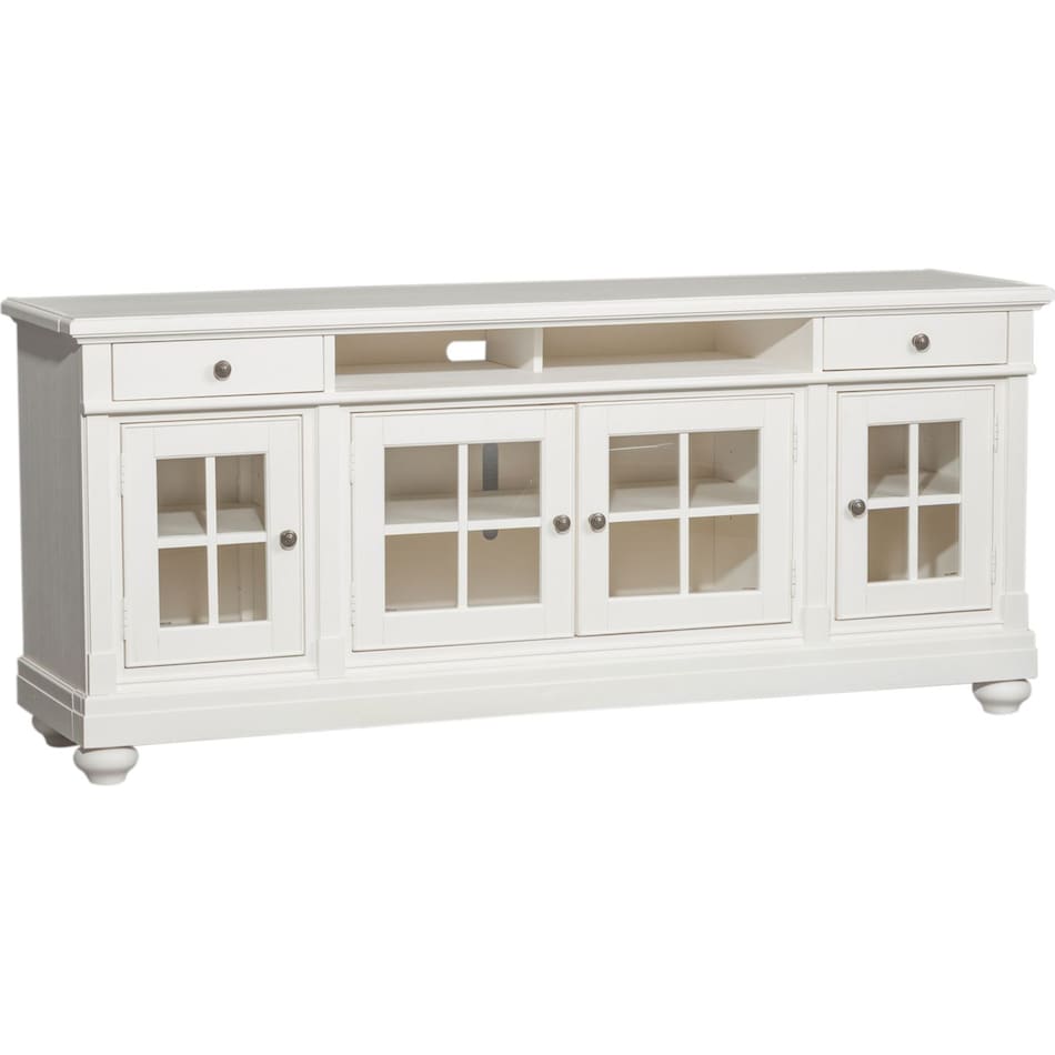 liberty furniture white console   