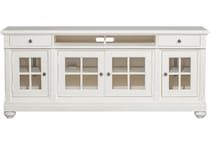 liberty furniture white console   