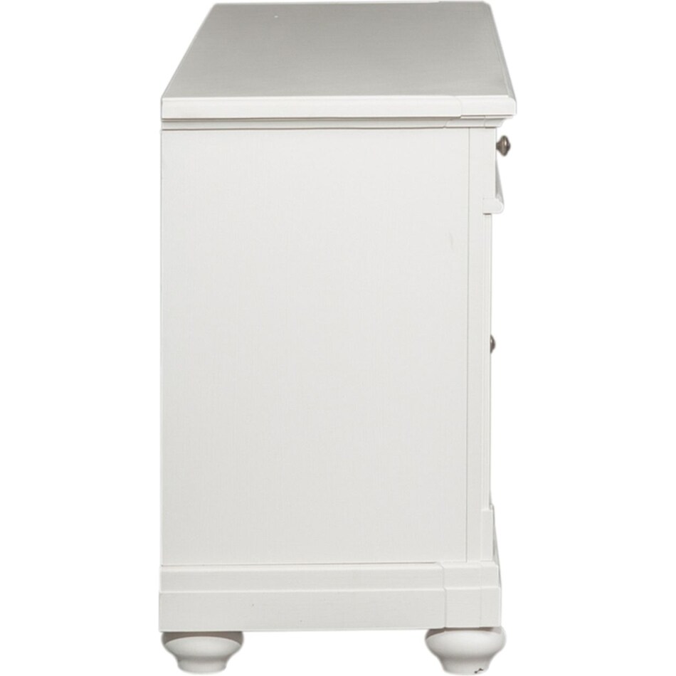 liberty furniture white console   