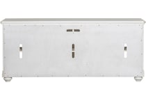 liberty furniture white console   