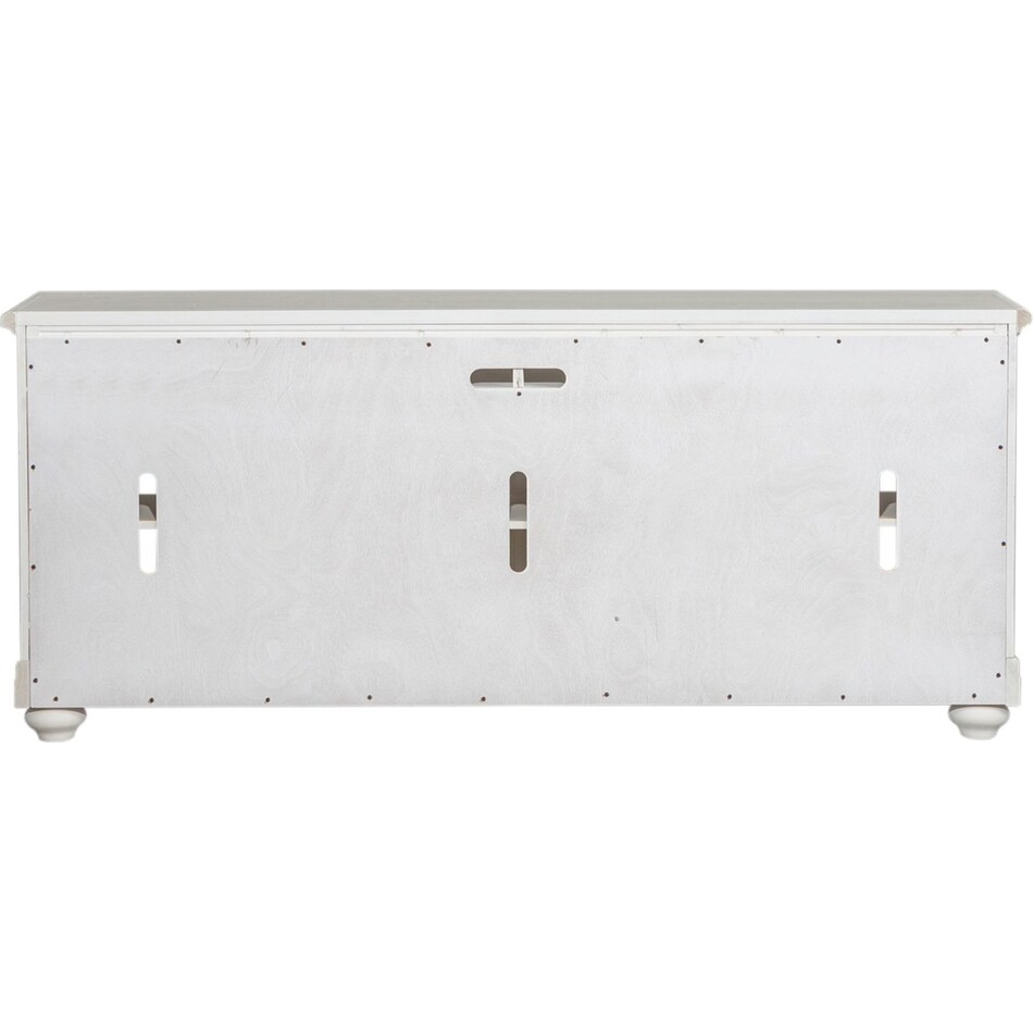 liberty furniture white console   
