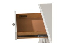 liberty furniture white console   