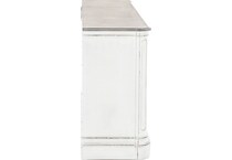 liberty furniture white console   