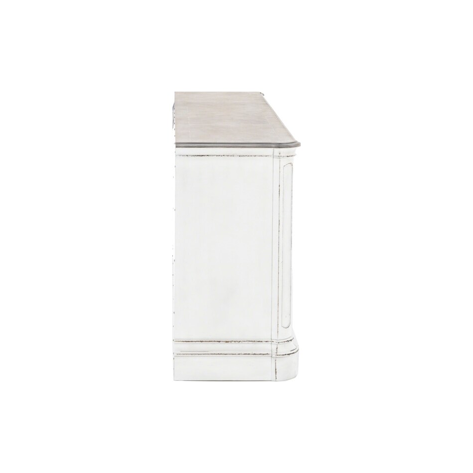 liberty furniture white console   