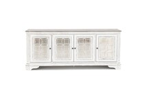 liberty furniture white console   