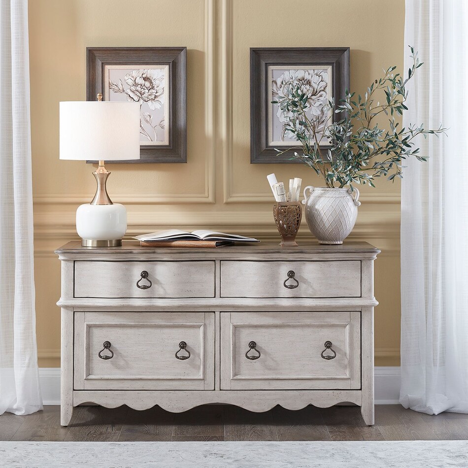 liberty furniture white desk components   