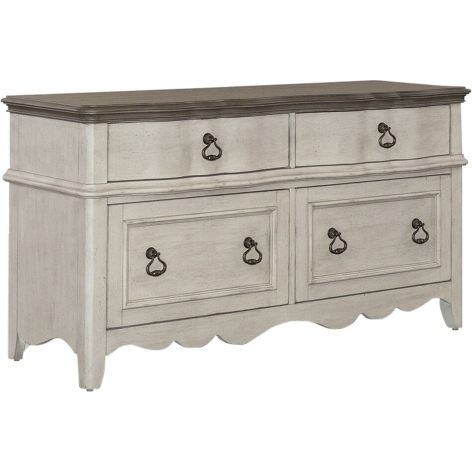 liberty furniture white desk components   