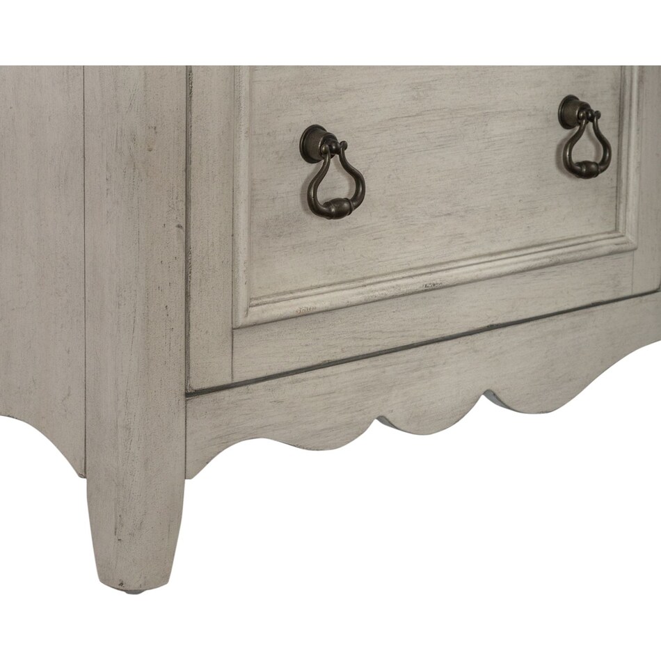 liberty furniture white desk components   