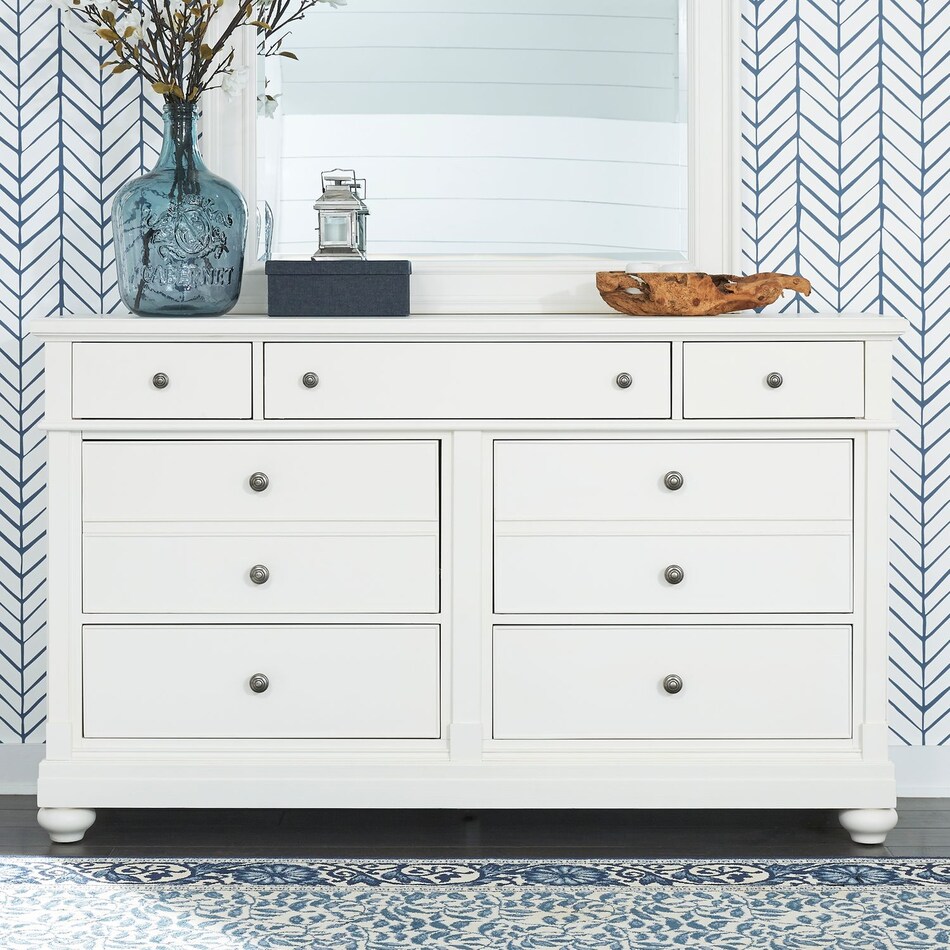 liberty furniture white double   