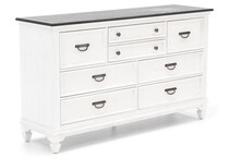 liberty furniture white double   