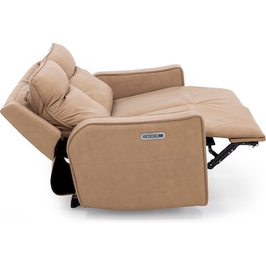 Blake Leather 2-Pc Fully Loaded Reclining Loveseat