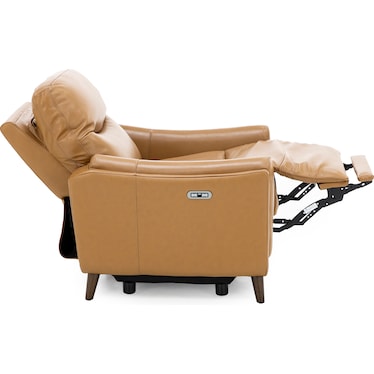 Bethany Leather Power Headrest Recliner