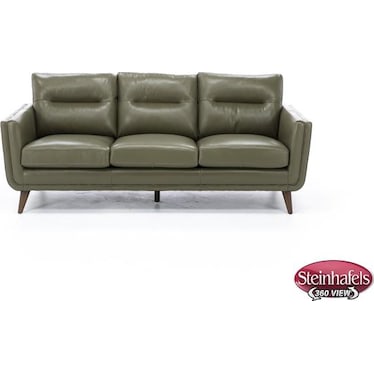 Naomi Leather Sofa in Oregano