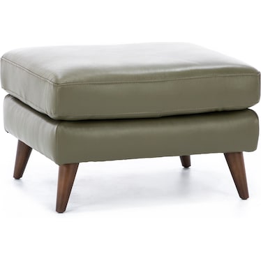 Naomi Leather Ottoman