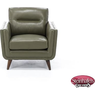 Naomi Leather Chair in Oregano