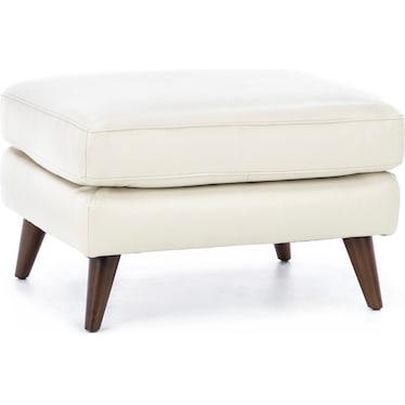 Naomi Leather Ottoman