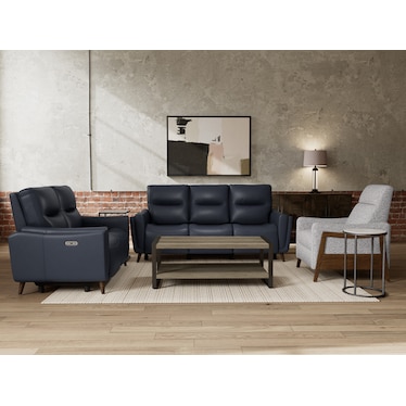 Bethany High-Leg Pushback Recliner