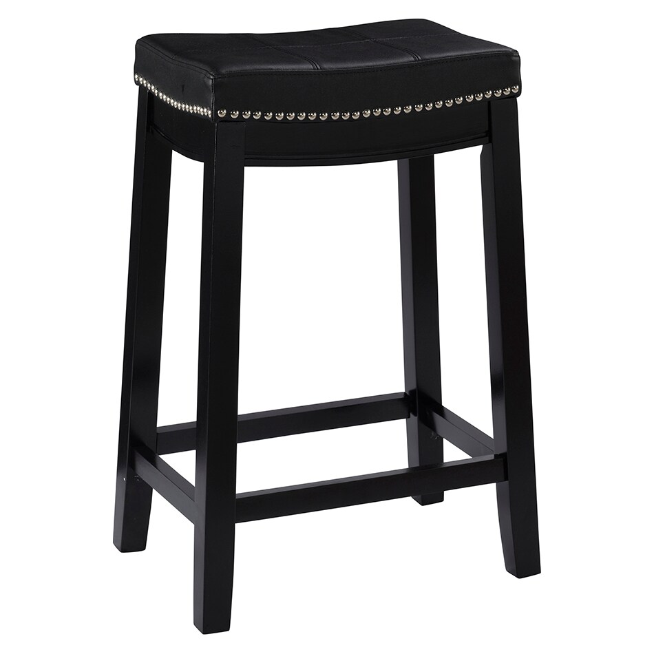 lino black bar stool   
