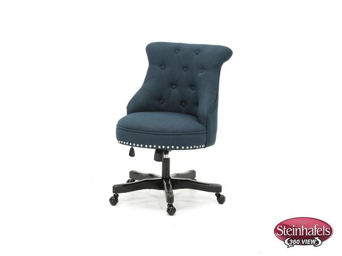 lino blue desk chair  image   