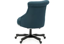lino blue desk chair   