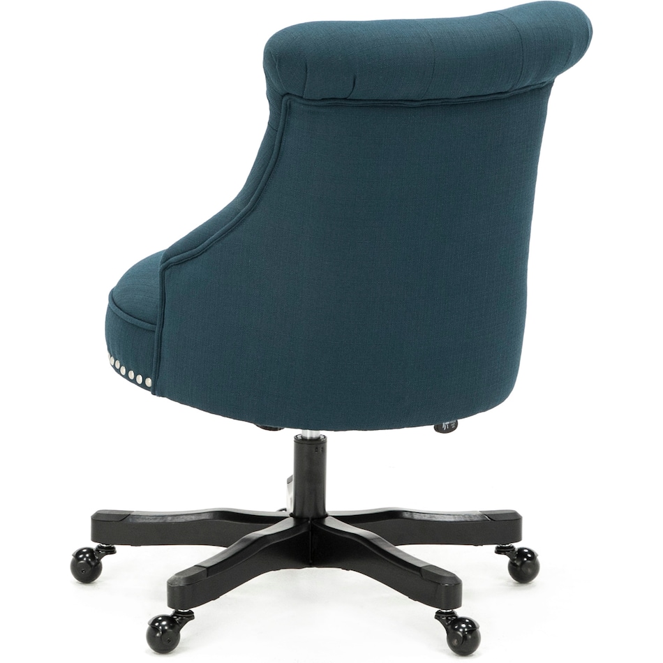 lino blue desk chair   
