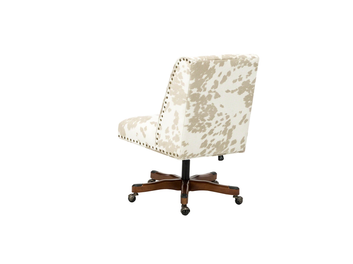 Cow print vanity discount chair