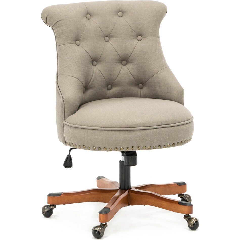 lino grey desk chair   