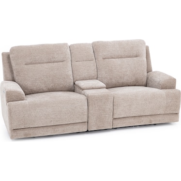 Genesis 3-Pc. Fully Loaded Reclining Console Loveseat