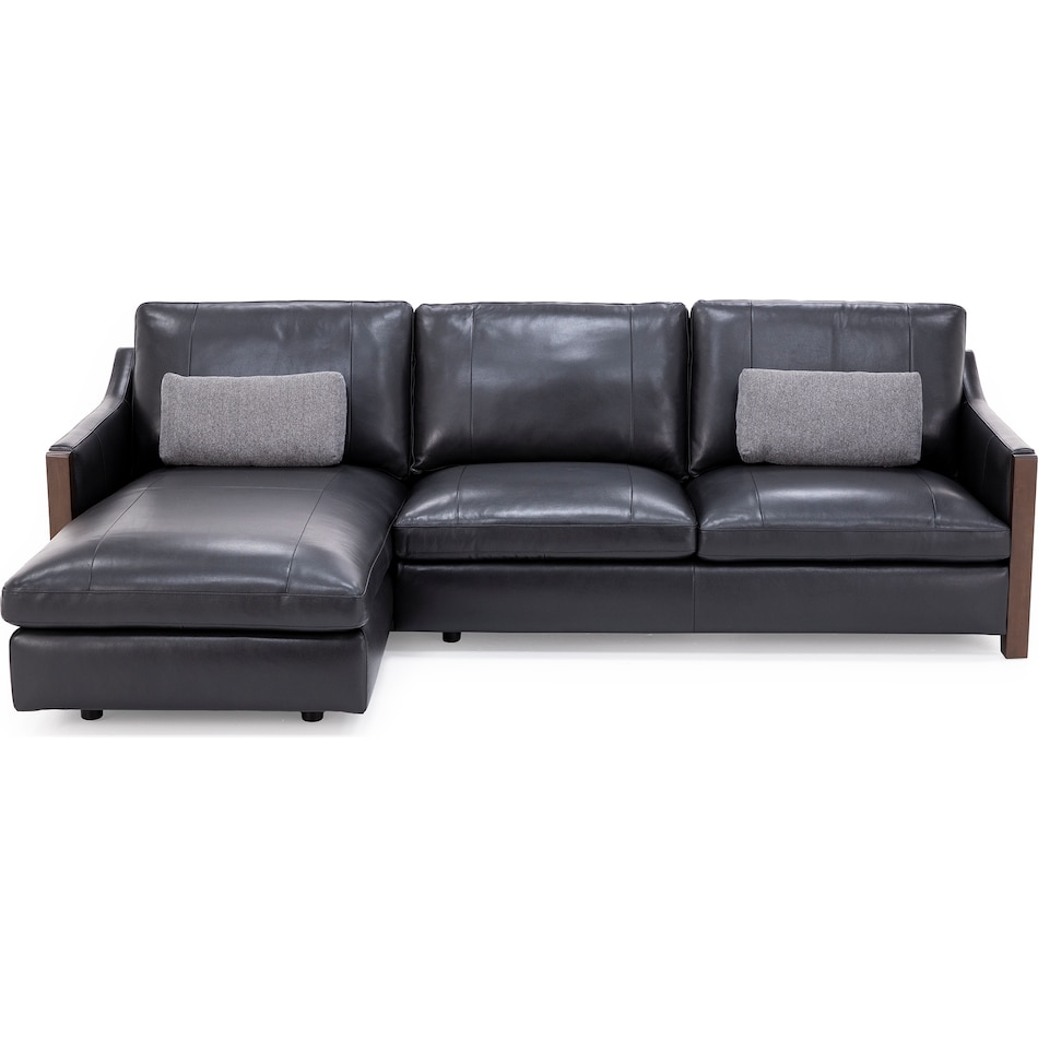 linv black sta lth sectional qpkg  