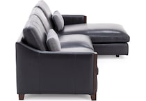 linv black sta lth sectional zpkg  