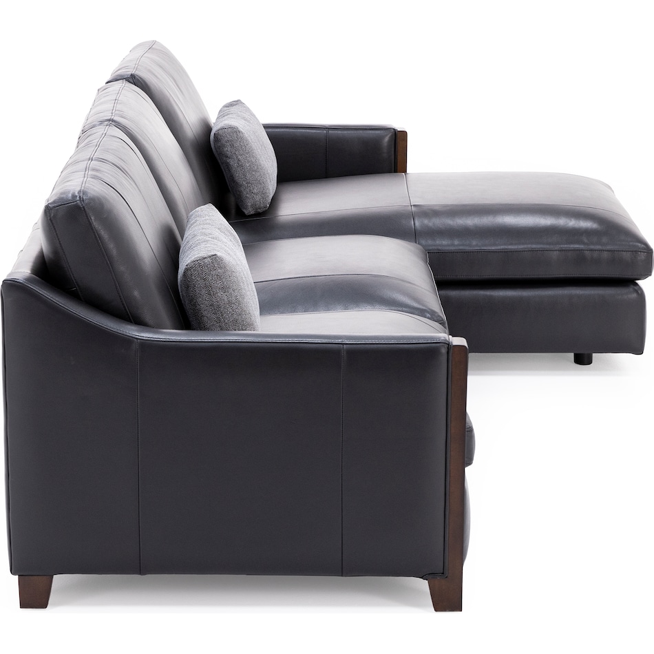 linv black sta lth sectional zpkg  