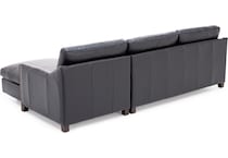 linv black sta lth sectional zpkg  