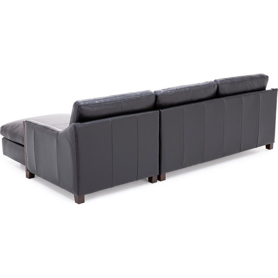 linv black sta lth sectional zpkg  