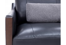 linv black sta lth sectional zpkg  