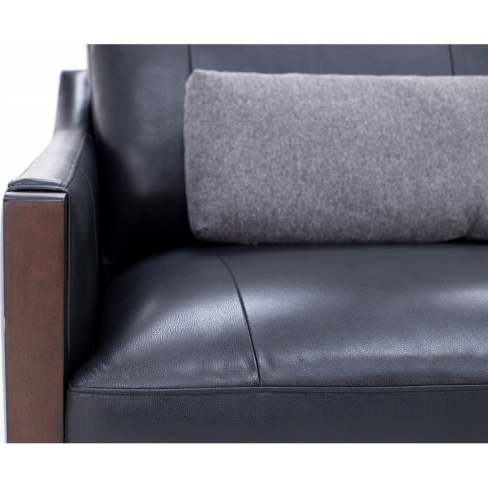 linv black sta lth sectional zpkg  