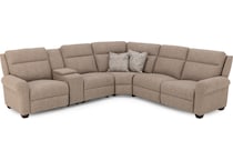 linv brown mtn fab sectional zpkg  