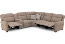 linv brown mtn fab sectional zpkg  