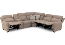 linv brown mtn fab sectional zpkg  