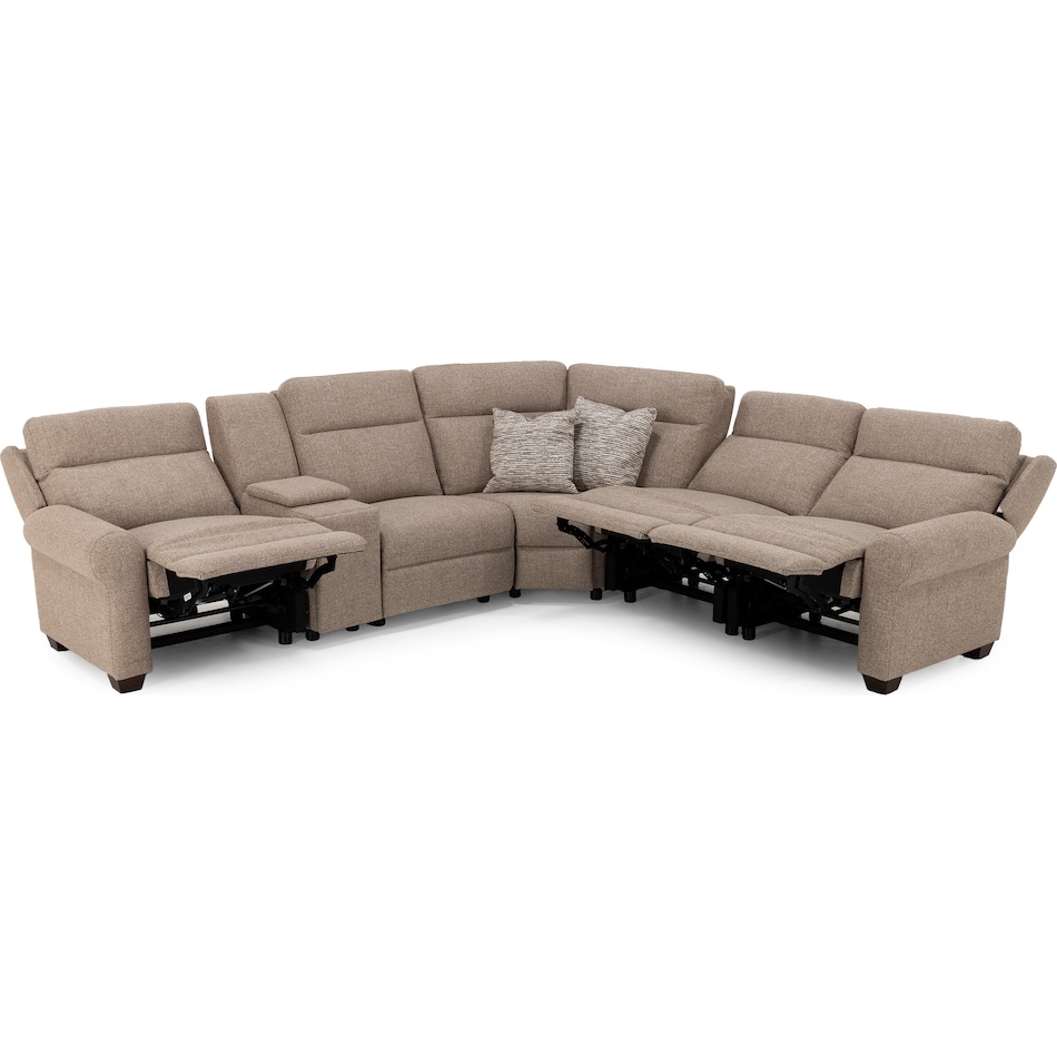 linv brown mtn fab sectional zpkg  