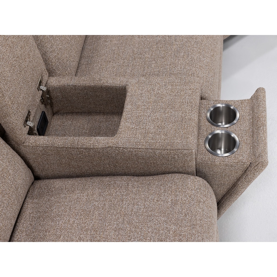 linv brown mtn fab sectional pkg  