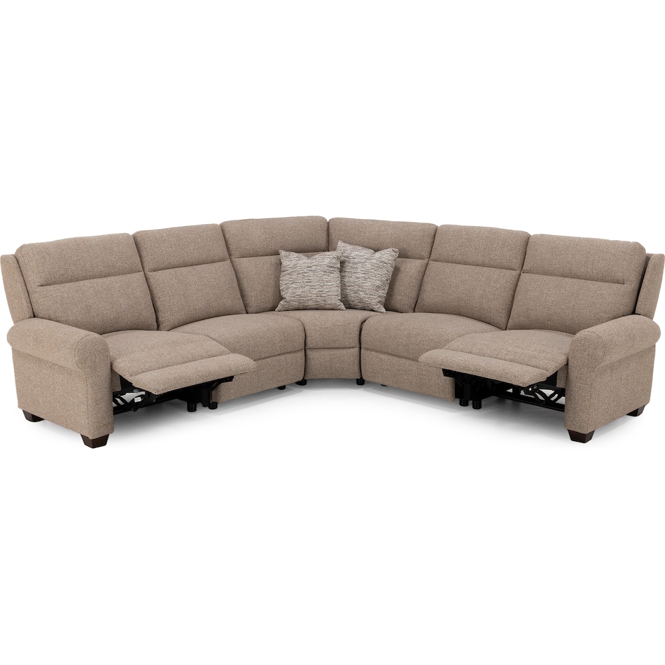 linv brown mtn fab sectional pkg  