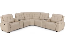 linv cream mtn lth sectional piece pkg  
