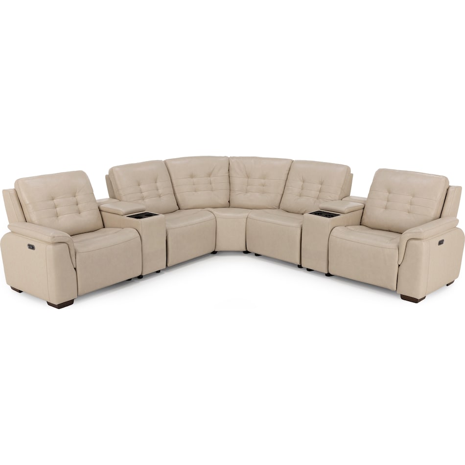linv cream mtn lth sectional piece pkg  