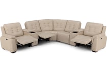 linv cream mtn lth sectional piece pkg  